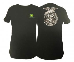 Women's black FFA shirt.