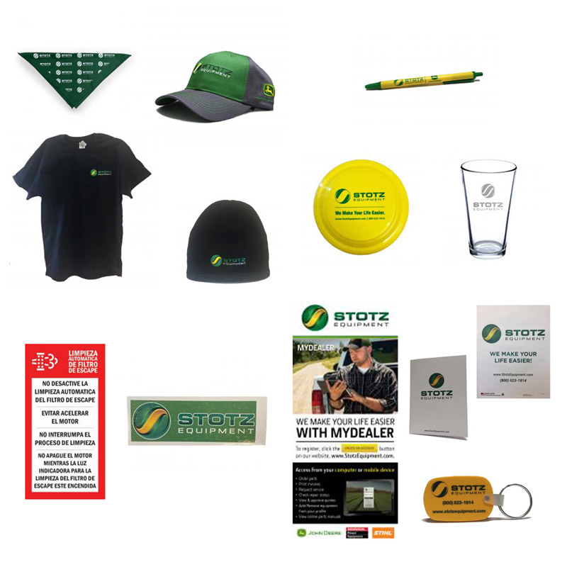 image of marketing center items