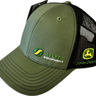 Olive and Black Moline Mesh Trucker (Adjustable)