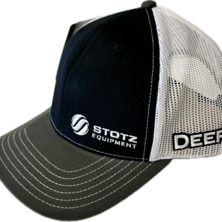 Black, Charcoal and White Mesh Trucker fit (Adjustable)